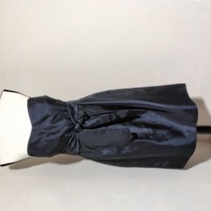 Jenny Yoo Collection Navy Luxe Shantung Prom/Bridesmaid Dress Size 18